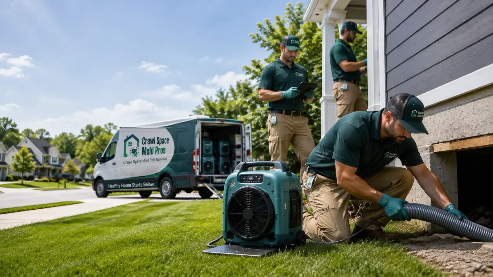 Crawl Space Mold Removal in Waterford, VA
